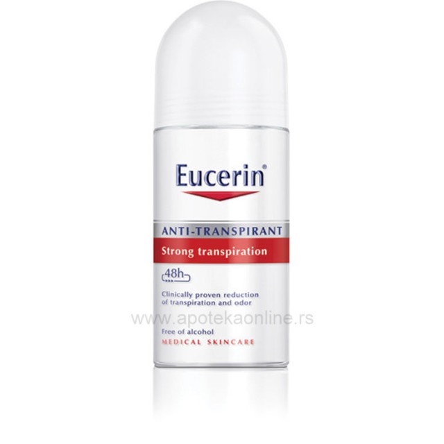 EUCERIN ROLL-ON DEZODORANS PROTIV JAKOG ZNOJENJA - Online Apoteka EUCERIN ROLL-ON DEZODORANS PROTIV JAKOG ZNOJENJA